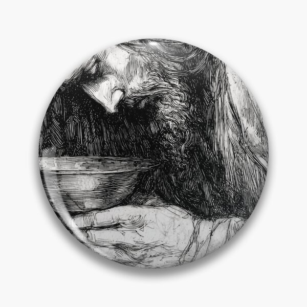 Item preview, Jesus blesses the cup at the Last Supper designed and sold by anastasia-press.