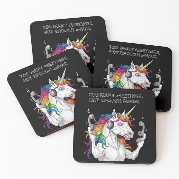 Item preview, "Customer Service Unicorn" Stressed Phone Support – Gift for Call Center Workers designed and sold by Luminari Creations.