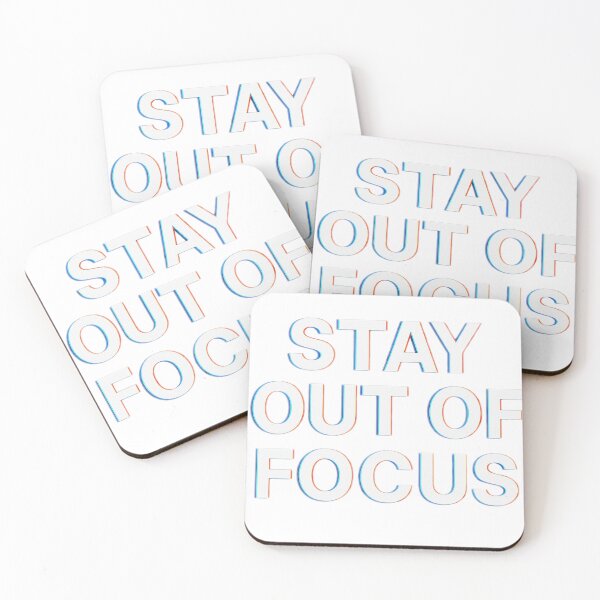 Item preview, Stay Out of Focus – 3D Minimalist Design designed and sold by Boldolka.