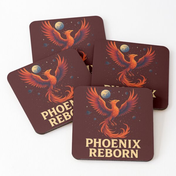 Item preview, Phoenix Reborn T-Shirt | Rising Fire Bird Design | Mythical Rebirth & Strength Symbol | Cosmic Flame Aesthetic Tee designed and sold by KDesignCrafts.