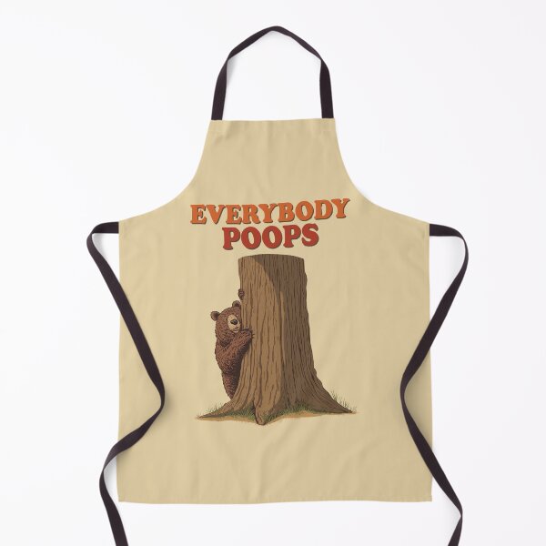 Item preview, Everybody Poops – Funny Bear in the Woods Design designed and sold by Design Delinquent.