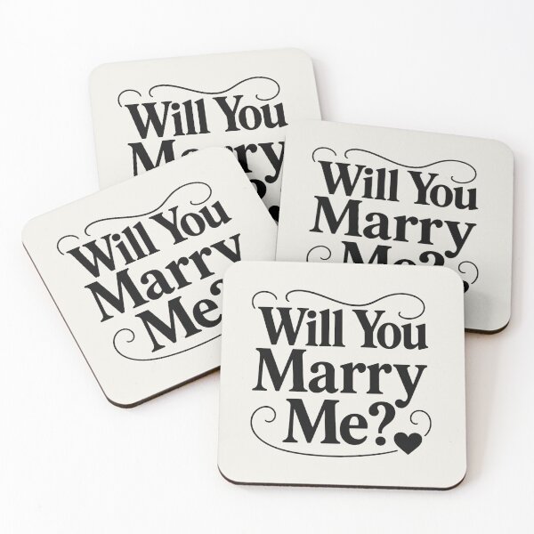 Item preview, Will You Marry Me designed and sold by blumato.