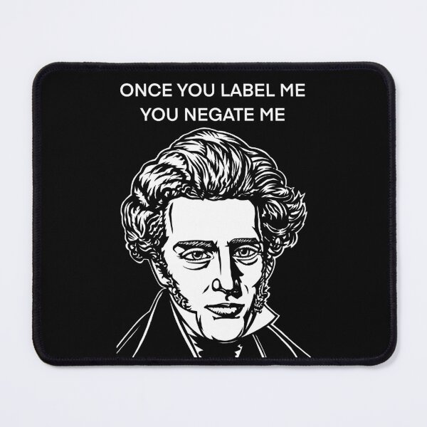 Item preview, SOREN KIERKEGAARD quoting himself .1 - ink portrait designed and sold by lautir.