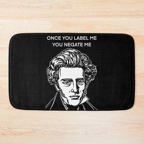 Item preview, SOREN KIERKEGAARD quoting himself .1 - ink portrait designed and sold by lautir.