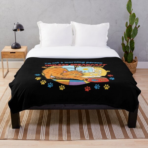 Item preview, Grumpy Cat Loves Morning Breakfast designed and sold by Silent Watch Threads..