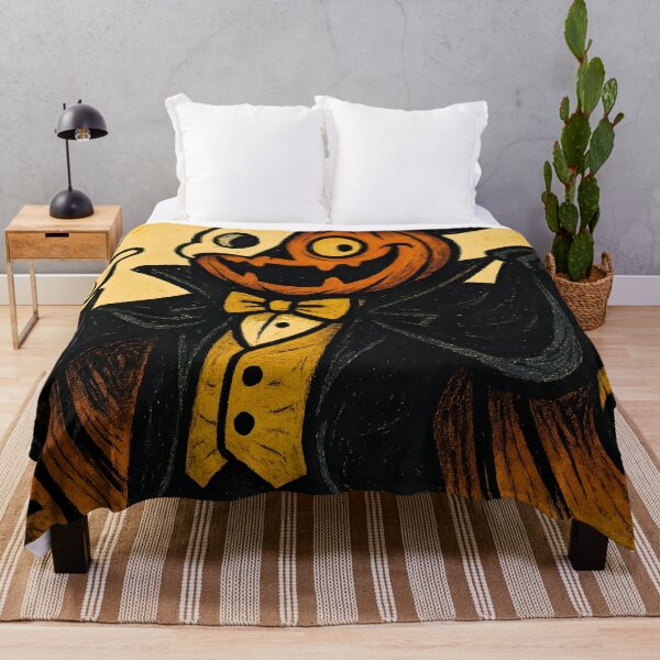 Item preview, Retro Pumpkin Gentleman – Vintage Halloween Art designed and sold by AI-Only Creations.