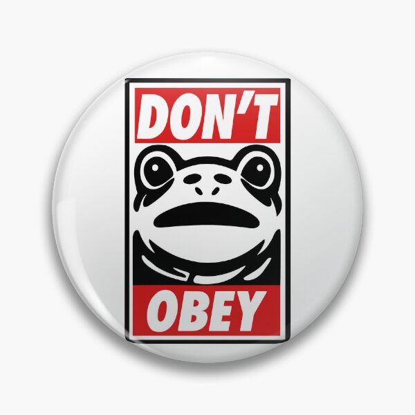 Item preview, Portland Frog Don't Obey designed and sold by SnarkoClothes.