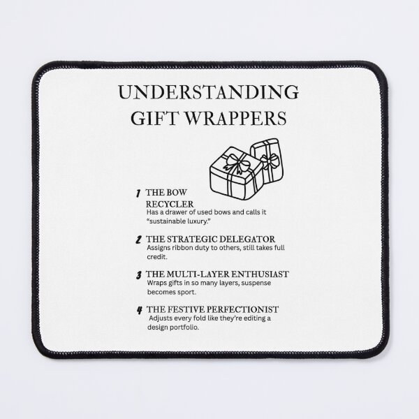 Item preview, Understanding Gift Wrappers – Relatable Christmas Wrapping Fun designed and sold by PsyFlow35.