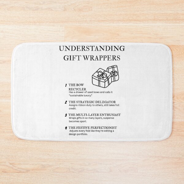 Item preview, Understanding Gift Wrappers – Relatable Christmas Wrapping Fun designed and sold by PsyFlow35.