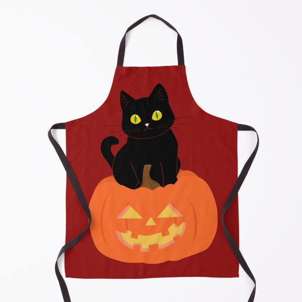 Item preview, Black cat and pumpkin, black cat on top of the pumpkin, Halloween month designed and sold by Aome22.