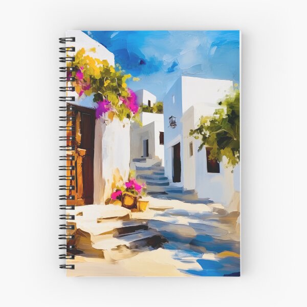 Item preview, Lindos village designed and sold by Island Art Studios.