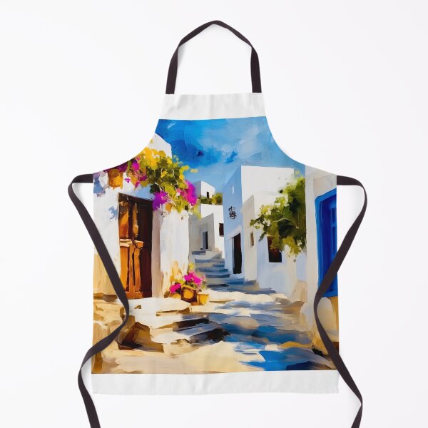 Item preview, Lindos village designed and sold by Island Art Studios.