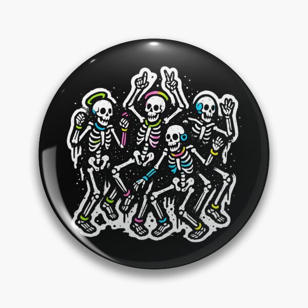 Item preview, Neon Skeleton Rave – Graffiti Party designed and sold by BoldApparel.
