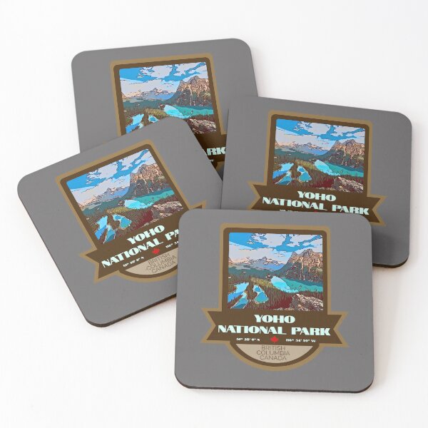 Item preview, Yoho National Park Vintage Retro Sticker – Canada National Park Badge Design designed and sold by RouseDesigns.