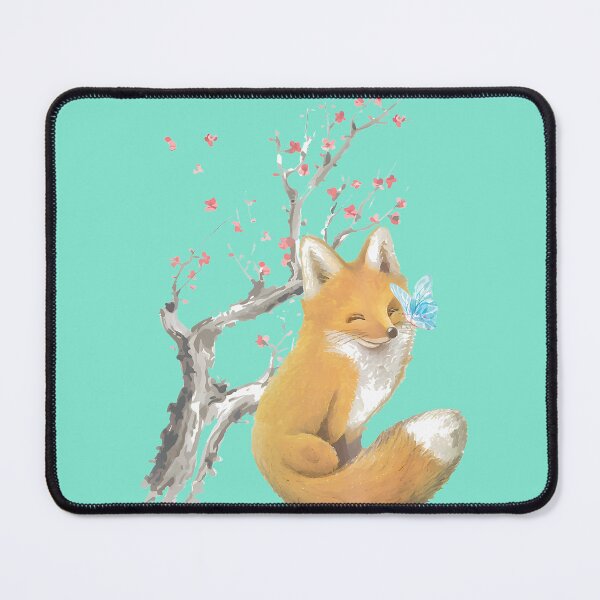 Item preview, Fox & Sakura Spring Bliss Watercolor Art By Merch, Limited Edition, Perfect Gift For You And Friend designed and sold by luanajardelp.