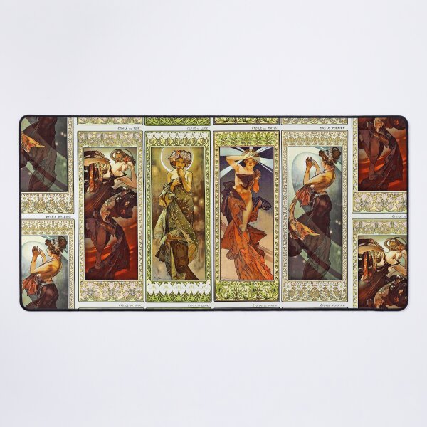Item preview, Alphonse Mucha Moon And Stars designed and sold by SummerlandsArt.