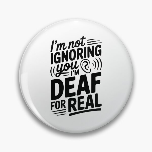 Item preview, I’m Not Ignoring You I’m Deaf For Real designed and sold by Frank Ring.