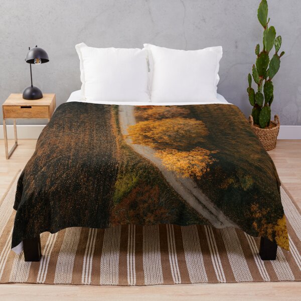 Item preview, Autumn Road Through Golden Fields Drone View designed and sold by asun5.