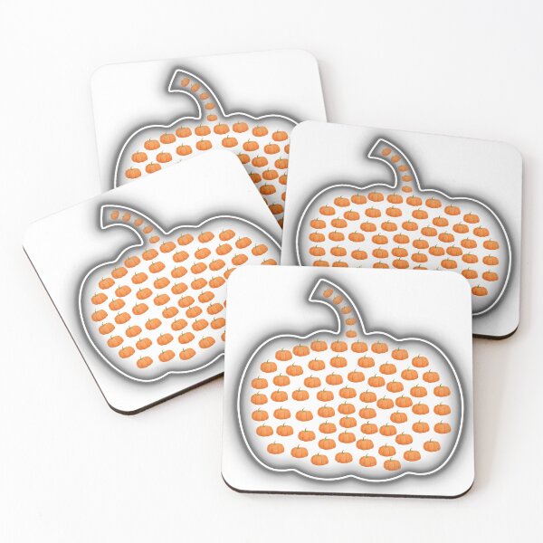 Item preview, White Neon Glow Pumpkin Patch - Minimalist Halloween Jack-O'-Lantern Sticker designed and sold by TheRosyCanvas.