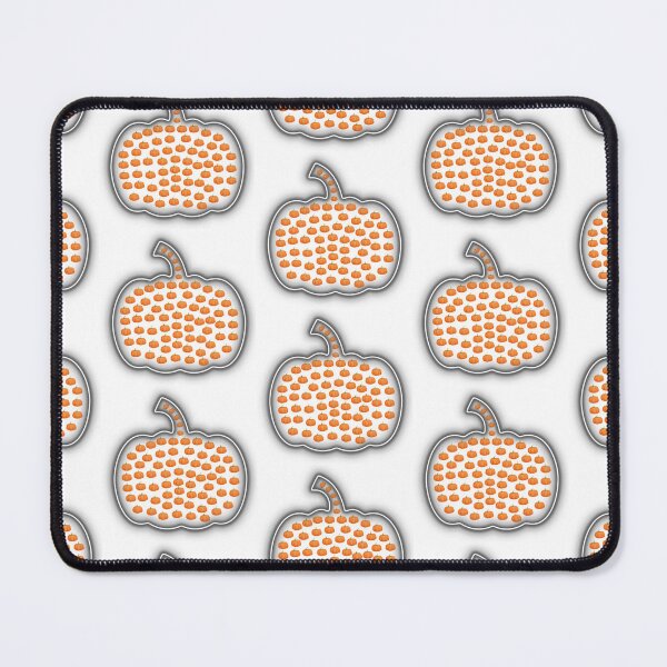 Item preview, White Neon Glow Pumpkin Patch - Minimalist Halloween Jack-O'-Lantern Sticker designed and sold by TheRosyCanvas.