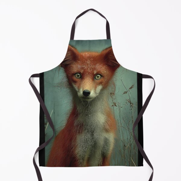 Artikelvorschau, Neugieriger Fuchs – glamouröses Modeportrait entworfen und verkauft von KsaveraArt.
