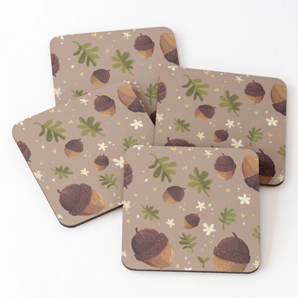 Item preview, Nuts for fall pattern by nennochan designed and sold by nennochan.