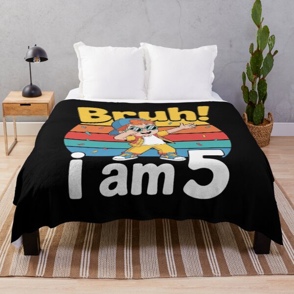 Item preview, Kids 6 Year Old 6th Birthday Boy Dabbing Bruh I Am 6  designed and sold by BeetleMalon.