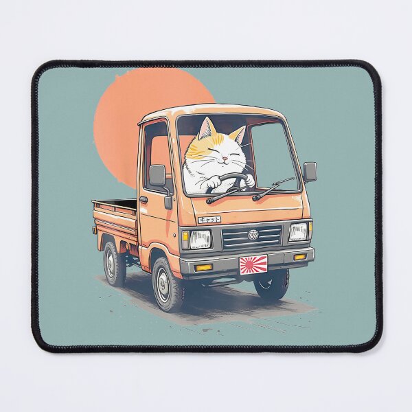 Item preview, Cute Cat Driving Kei Truck By Merch, Limited Edition, Perfect Gift For You And Friends designed and sold by BROSHERYLSHOP.