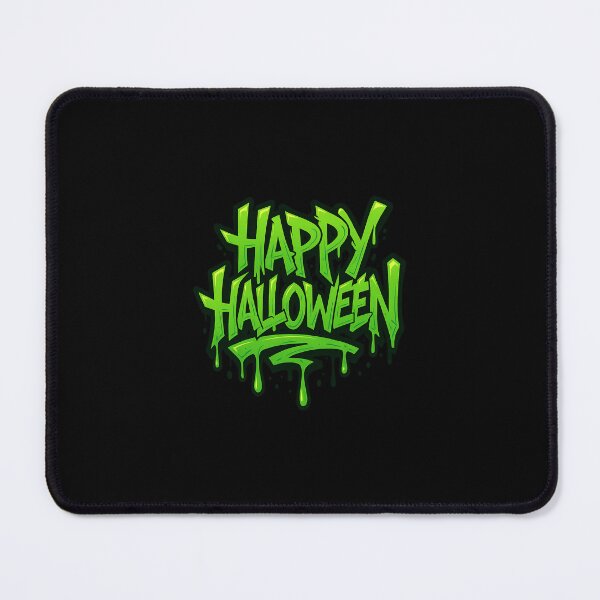 Item preview, Slime Green “Happy Halloween” Graffiti – Neon Drip Street Art designed and sold by BoldApparel.