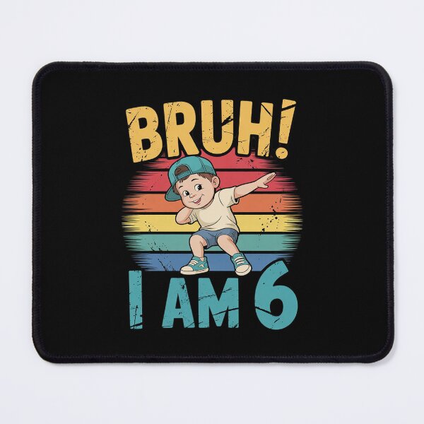 Item preview, Kids 6 Year Old Birthday Dabbing Boy Bruh It's My 6th Birthday designed and sold by BeetleMalon.