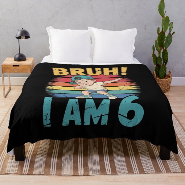 Item preview, Kids 6 Year Old Birthday Dabbing Boy Bruh It's My 6th Birthday designed and sold by BeetleMalon.