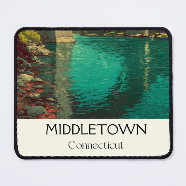 Item preview, Middletown Connecticut Bridge Art Print designed and sold by TuncGK.