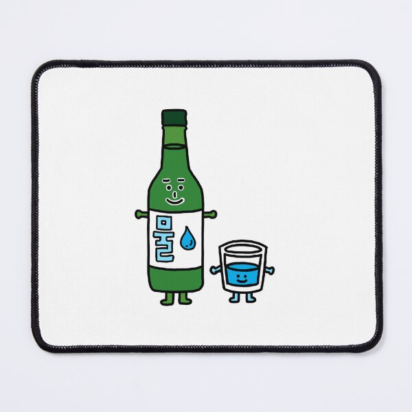 Item preview, a water bottle guy and a glass guy designed and sold by superbaechoo.