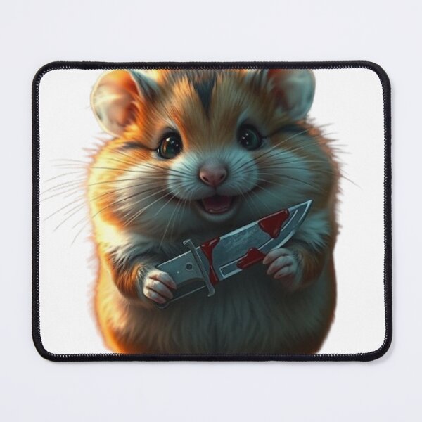 Item preview, Hamster Assassin – Halloween’s Cutest Killer designed and sold by ReineDingo.