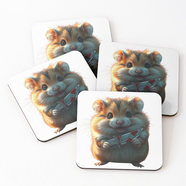 Item preview, Hamster Assassin – Halloween’s Cutest Killer designed and sold by ReineDingo.