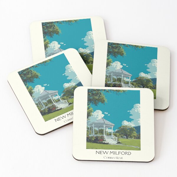Item preview, New Milford Connecticut Town Gazebo Art Print designed and sold by TuncGK.
