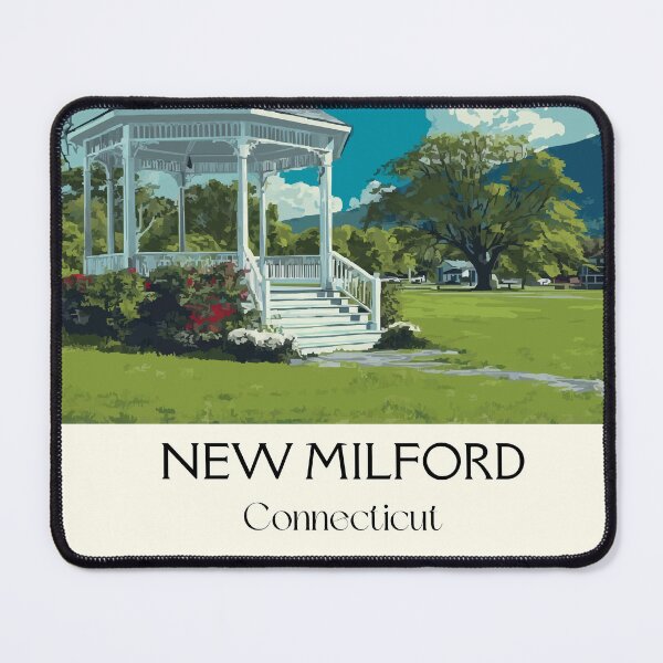 Item preview, New Milford Connecticut Town Gazebo Art Print designed and sold by TuncGK.