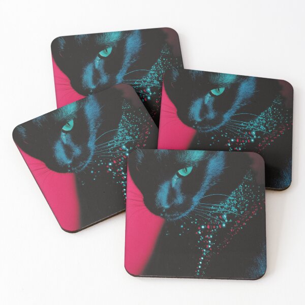 Item preview, Black cat Queen - glamorous fashion portrait designed and sold by KsaveraArt.