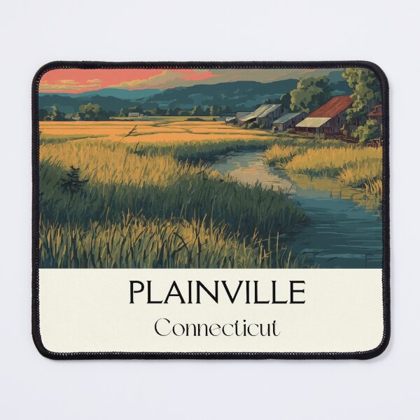 Item preview, Plainville Connecticut Vintage Aviation Art Print designed and sold by TuncGK.