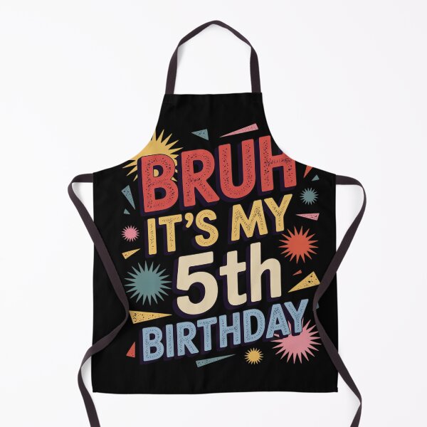 Item preview, Kids Bruh It's My 5th Birthday 5 Year Old Birthday  designed and sold by BeetleMalon.