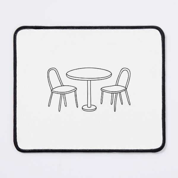 Item preview, A table surrounded by stools in an outdoor cafe setting designed and sold by rasagamastore.