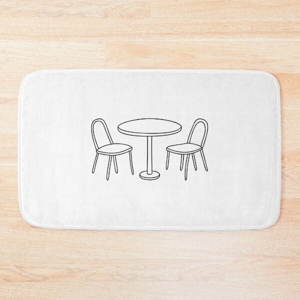 Item preview, A table surrounded by stools in an outdoor cafe setting designed and sold by rasagamastore.