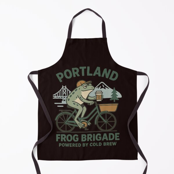 Item preview, Portland Frog Brigade – Powered by Cold Brew designed and sold by FrameFlow.