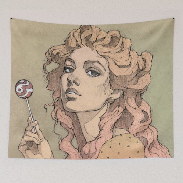 Item preview, mucha designed and sold by EnaBianca.