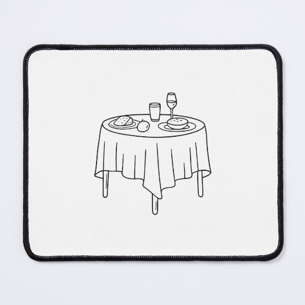 Item preview, A tablecloth draped over a dining table set for lunch designed and sold by rasagamastore.
