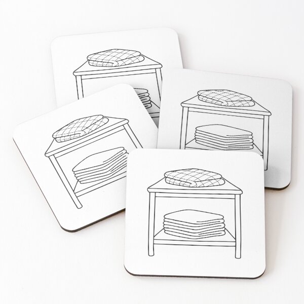 Item preview, A tablecloth folded neatly on a shelf in the laundry room designed and sold by rasagamastore.