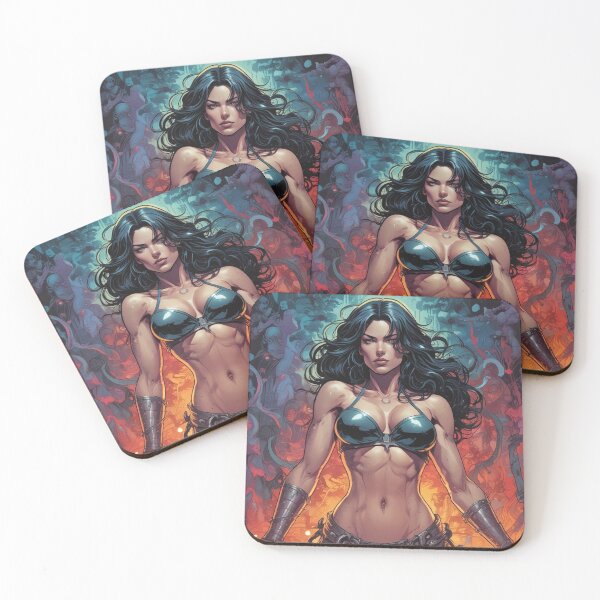 Item preview, She the Slayer - Beautiful Fantasy art designed and sold by Vintage Designs +.