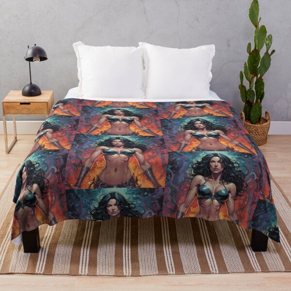 Item preview, She the Slayer - Beautiful Fantasy art designed and sold by Vintage Designs +.