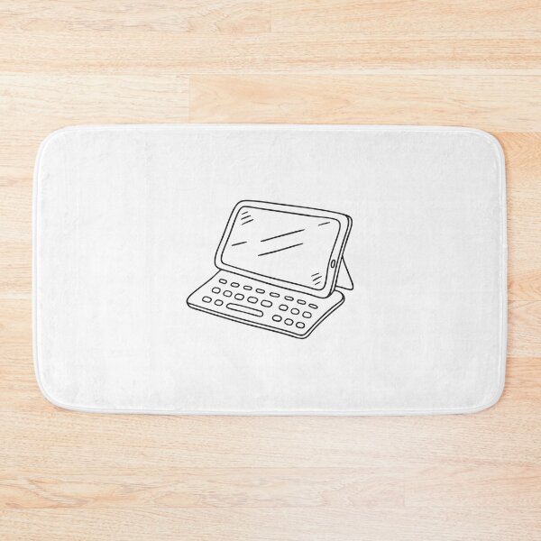Item preview, A tablet with wireless keyboard on a cafe table designed and sold by rasagamastore.
