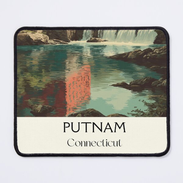Item preview, Putnam Connecticut Historic Mill Town Art Print designed and sold by TuncGK.